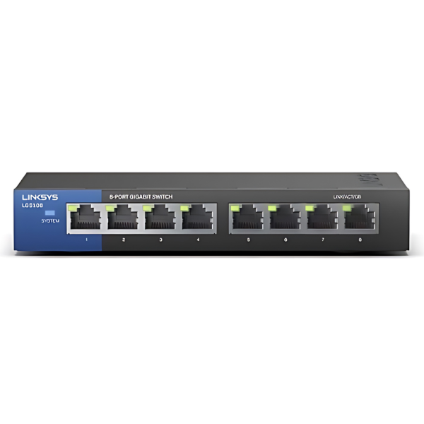 LinkSys-Switch 8-Port Gigabit-LGS108-EU