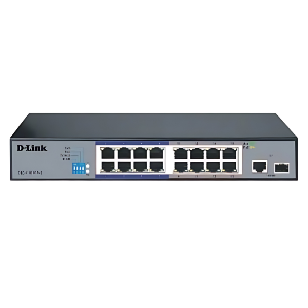 D-Link DES-F1016P-E 16-Port 10